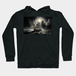 Ship at sea Hoodie